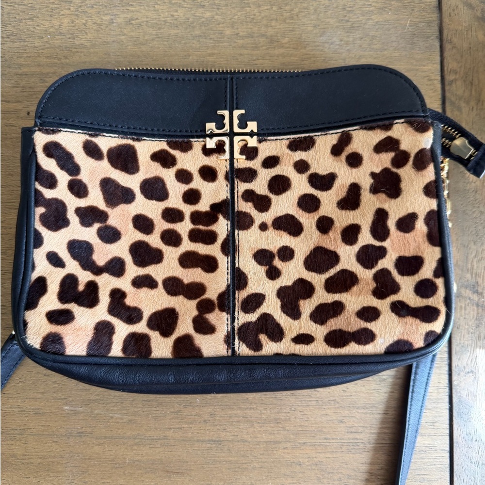 Tory Burch Leopard Print Crossbody Bag